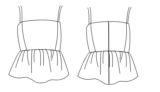 Patrón de Costura Peplum Cami PDF Descargable Gratis | Top Primavera DIY para Principiantes | Sewing Pattern Fácil en Español | Tallas S M L | Moda Upcycle y Thrift Flip Sewing Tutorial