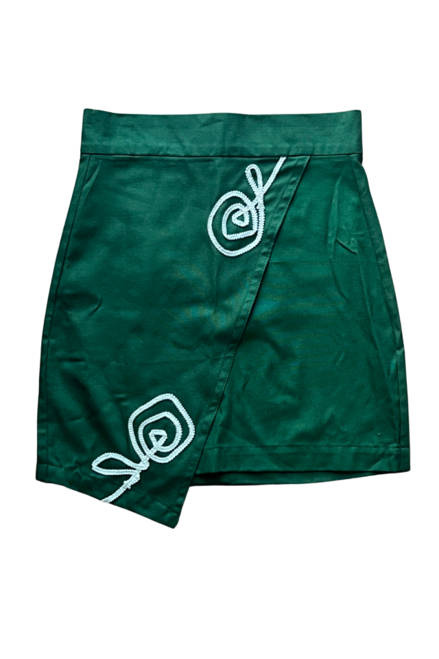 Taino Set Asymetric Mini-Skirt - Look 06